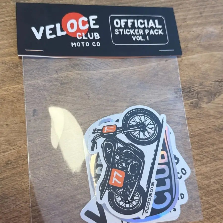 Veloce Club Sticker Pack - 5 gloss stickers