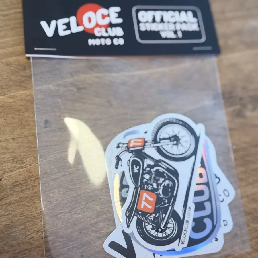 Veloce Club Sticker Pack - 5 gloss stickers