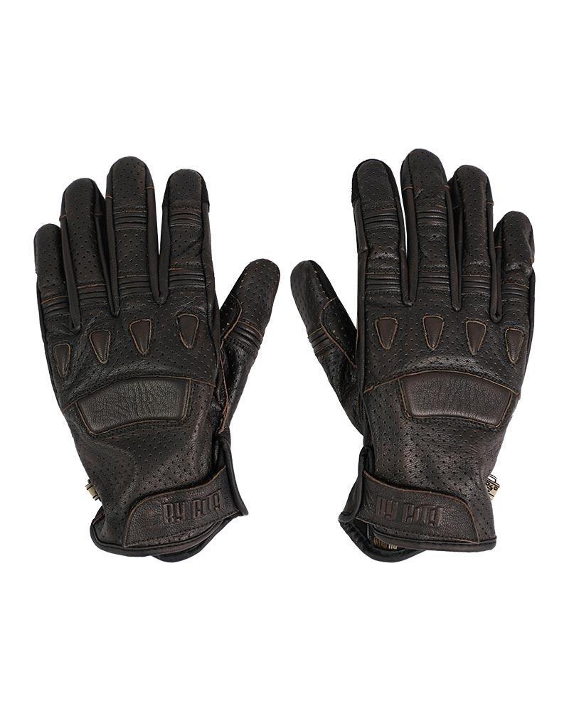 By City Pilot II Motorcycle Gloves Brown | Veloce Club
