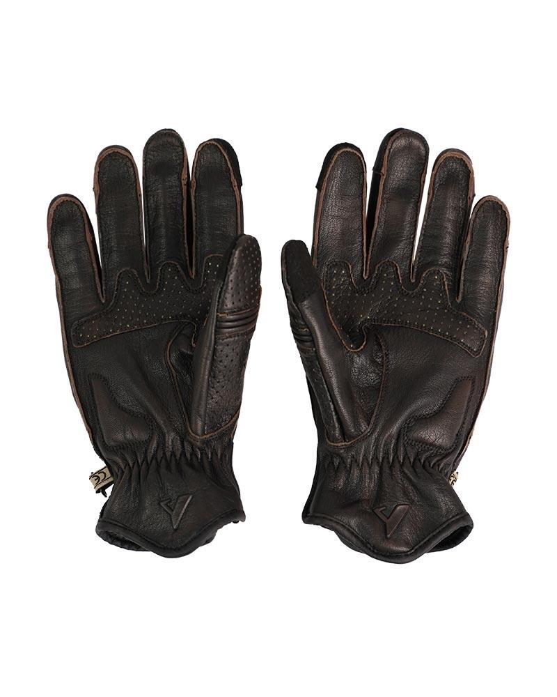 By City Pilot II Motorcycle Gloves Brown | Veloce Club