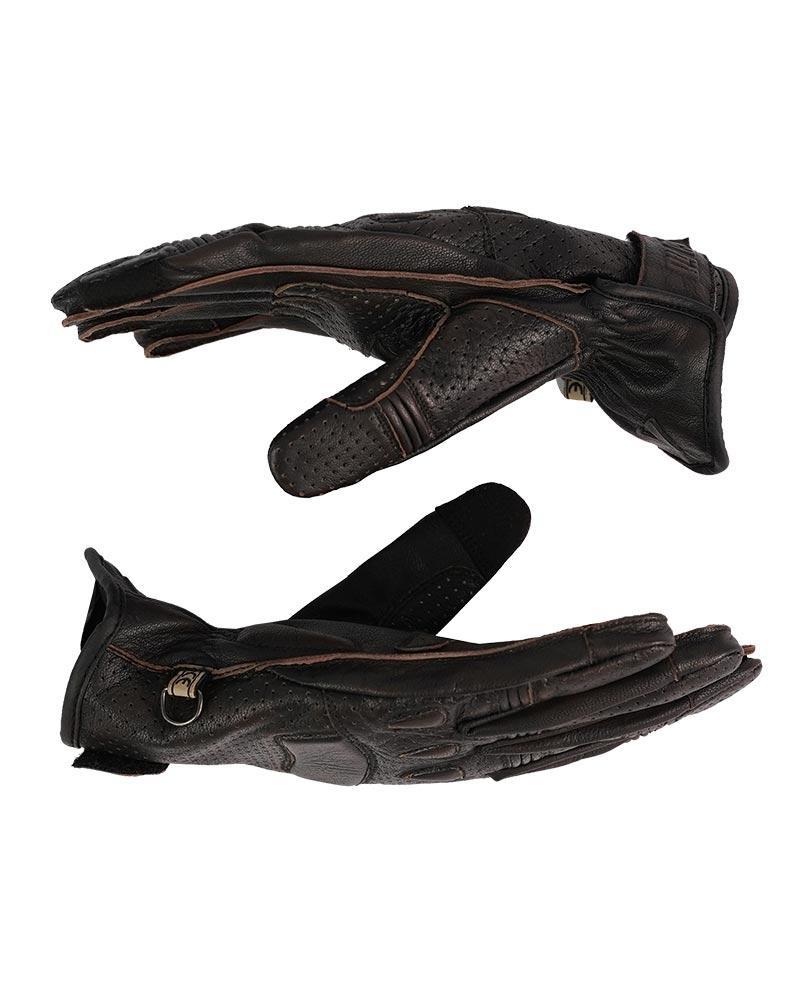 By City Pilot II Motorcycle Gloves Brown | Veloce Club