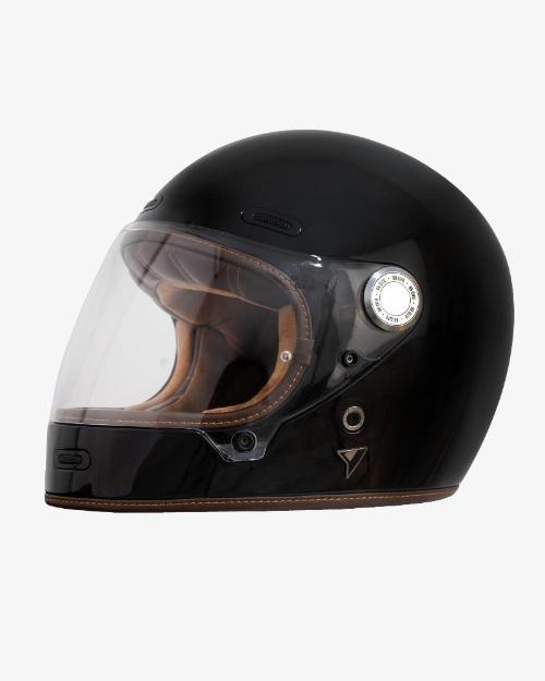 black motorcycle helmet club By City Roadster III Helmet in Gloss Black