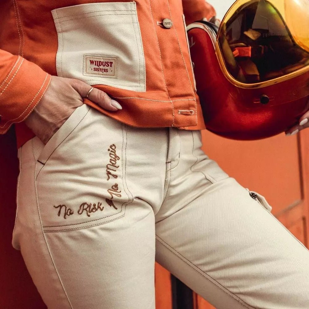 Wildust Sisters Cargo Overland Trousers - Ivory | Veloce Club