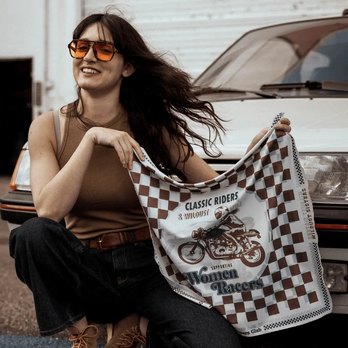 Wildust Sisters Classics Moto Scarf in Veloce Club