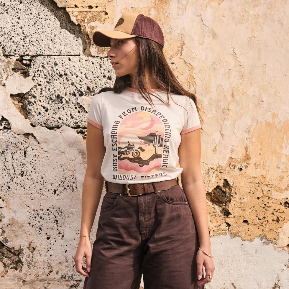 Wildust Sisters Desert Ride Ringer T-Shirt | Veloce Club