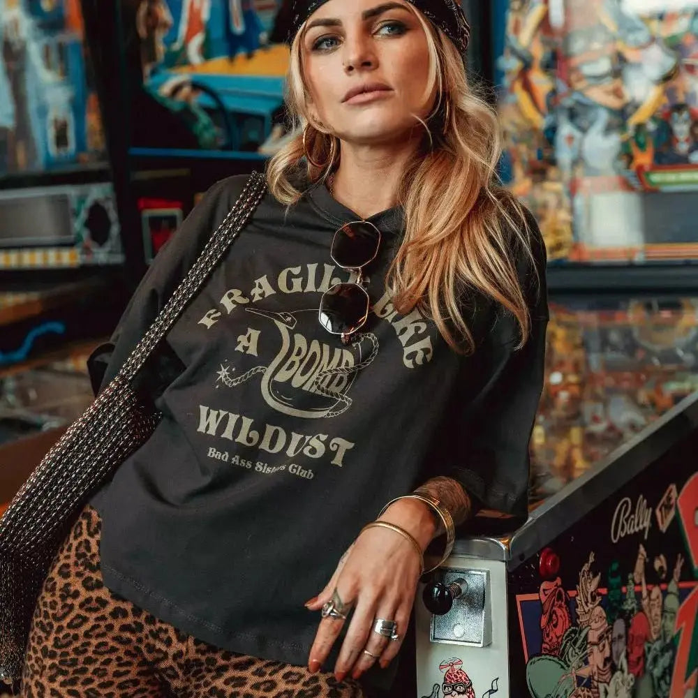 Wildust Sisters Fragile Wide Shirt | Veloce Club