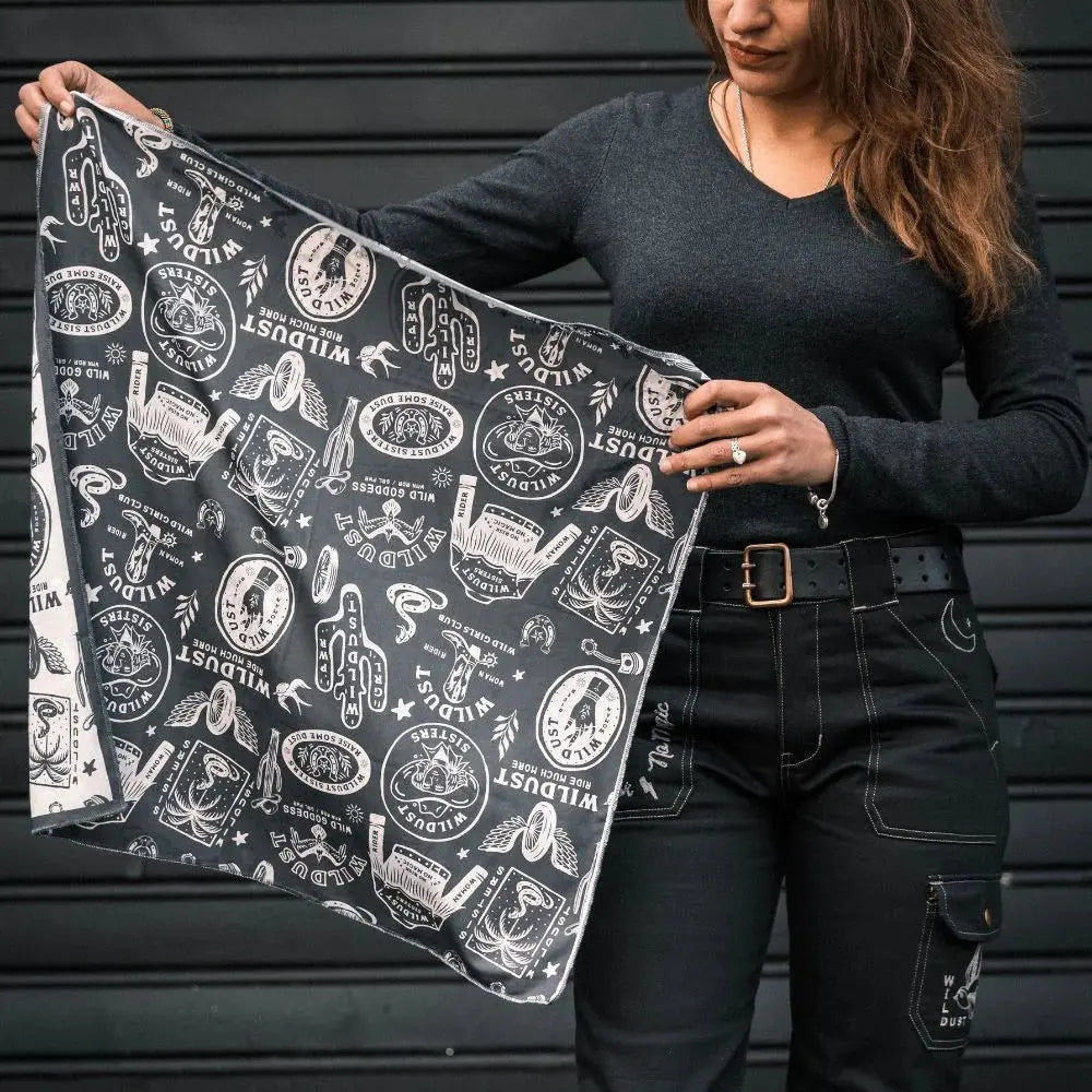 Wildust Sisters Moto Scarf Wild Spirit - Grey | Veloce Club