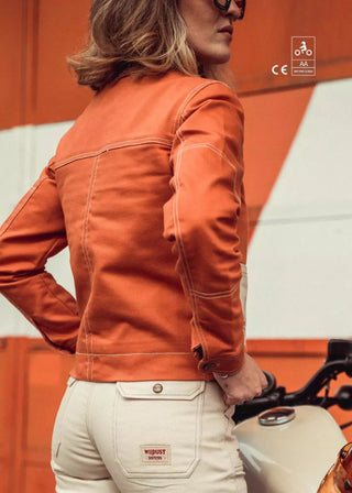 Wildust Sisters Pioneer Moto Jacket in Brick