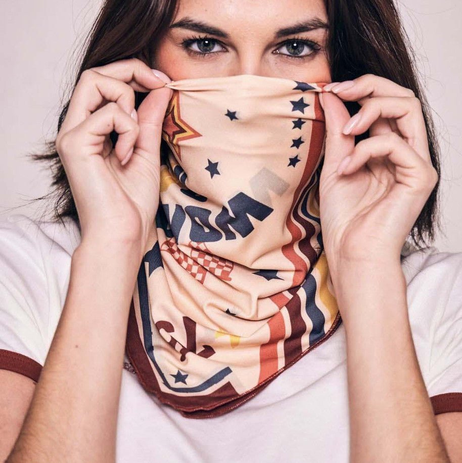 Wildust Sisters Pole Position Moto Scarf available at Veloce Club