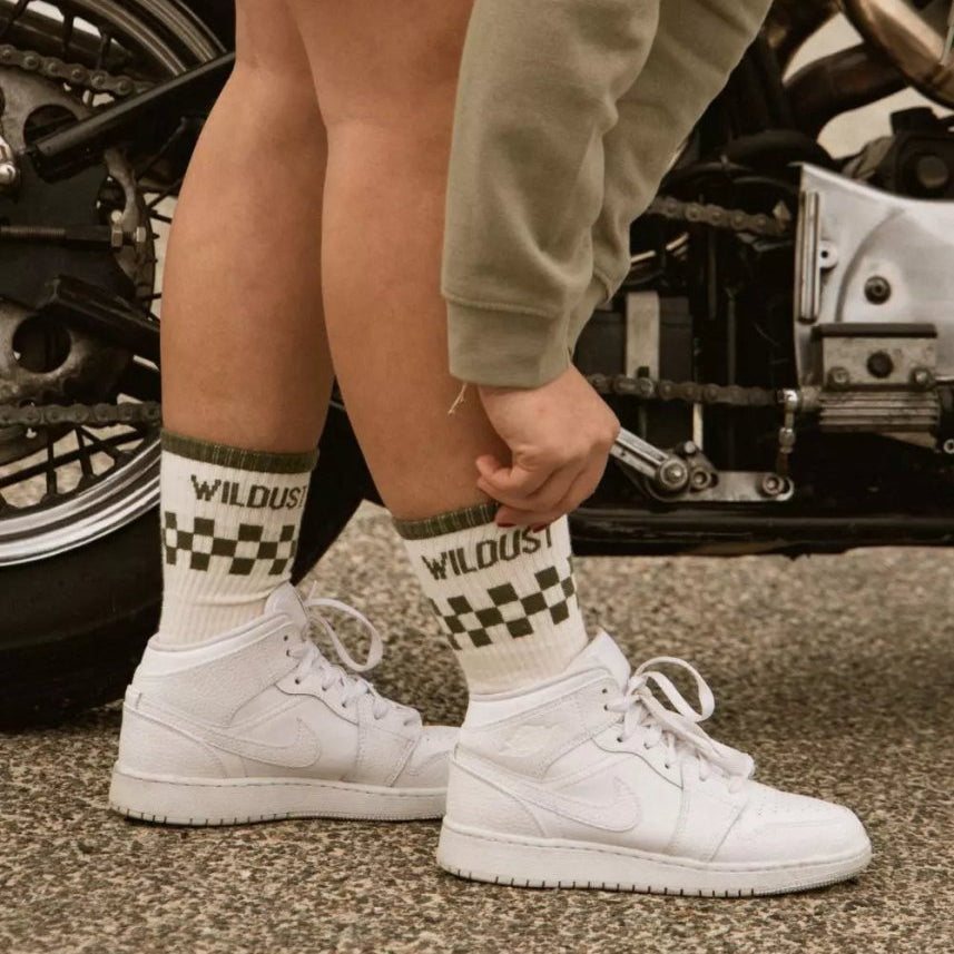 Wildust Sisters Race Green Socks | Veloce Club