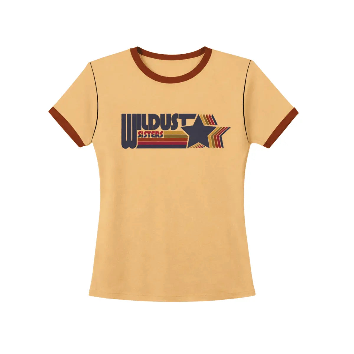 Wildust Sisters Racing T-Shirt in Yellow available at Veloce Club