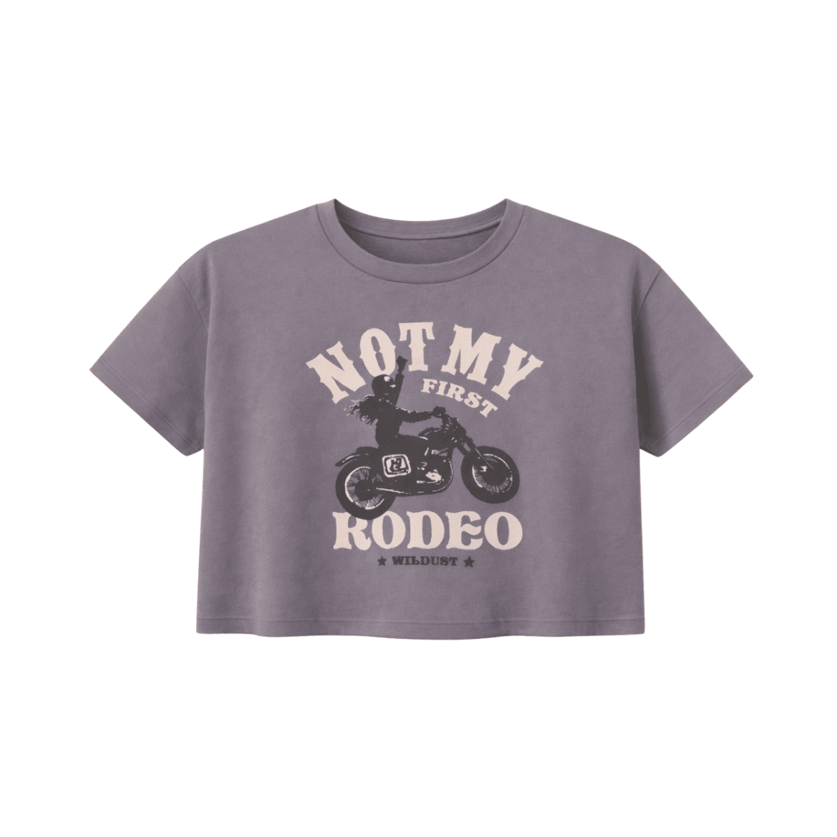Wildust Sisters Rodeo T-Shirt in Lilac available at Veloce Club