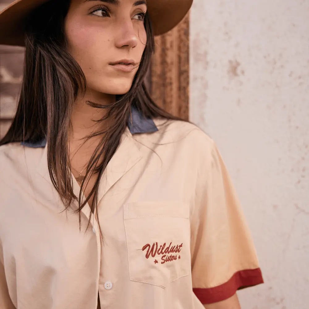 Wildust Sisters Light Shirt Scary Routine | Women’s Moto Shirt available at Veloce Club