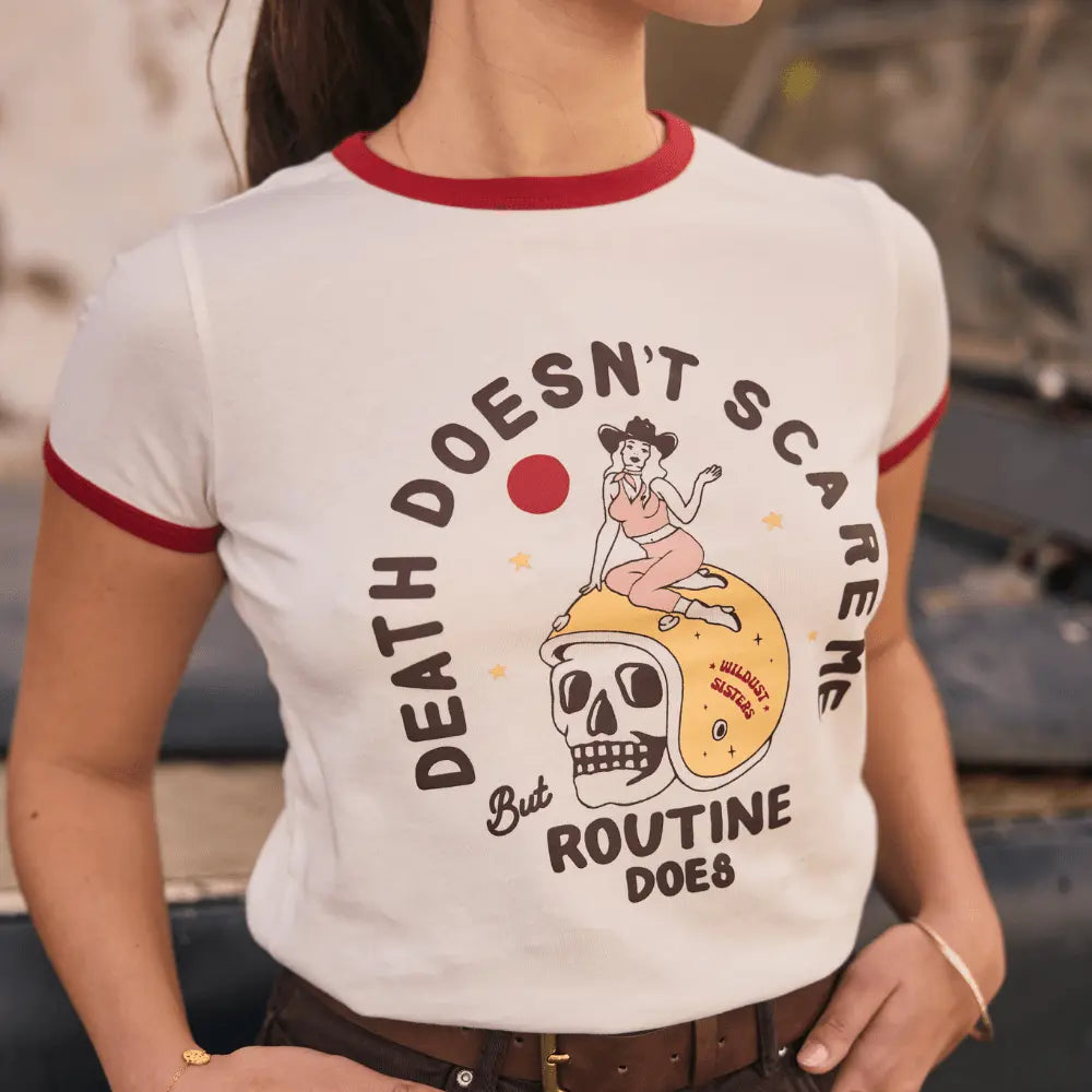 Wildust Sisters Scary Routine T-Shirt in White