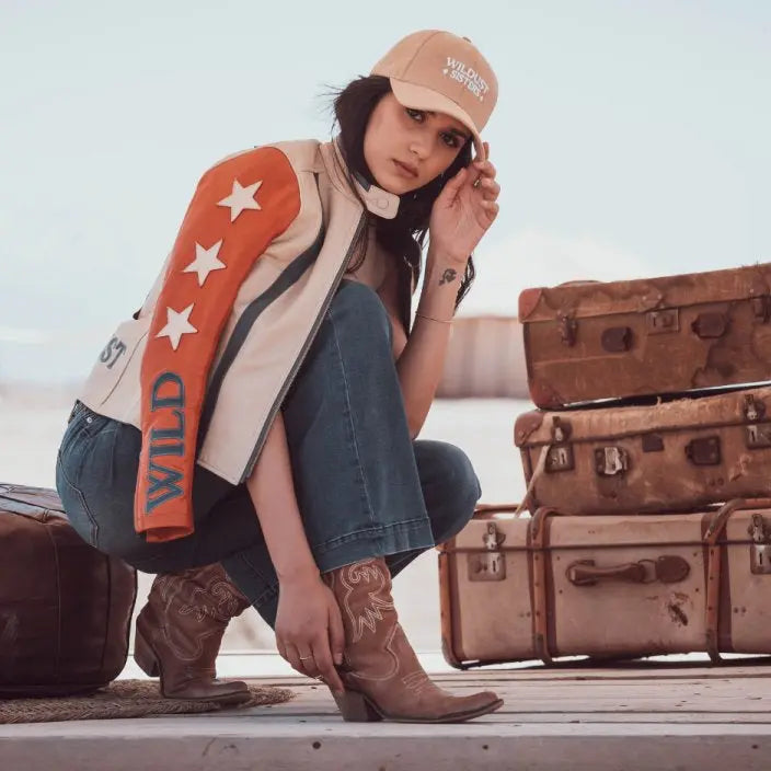 Wildust Sisters Stars & Stripes Jacket - Brick | Veloce Club