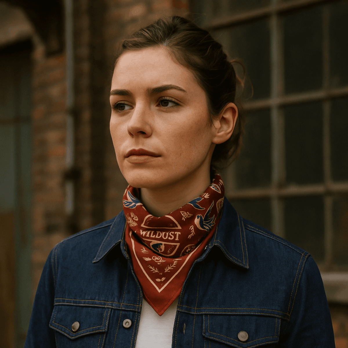 Wildust Sisters Victory Moto Scarf available at Veloce Club