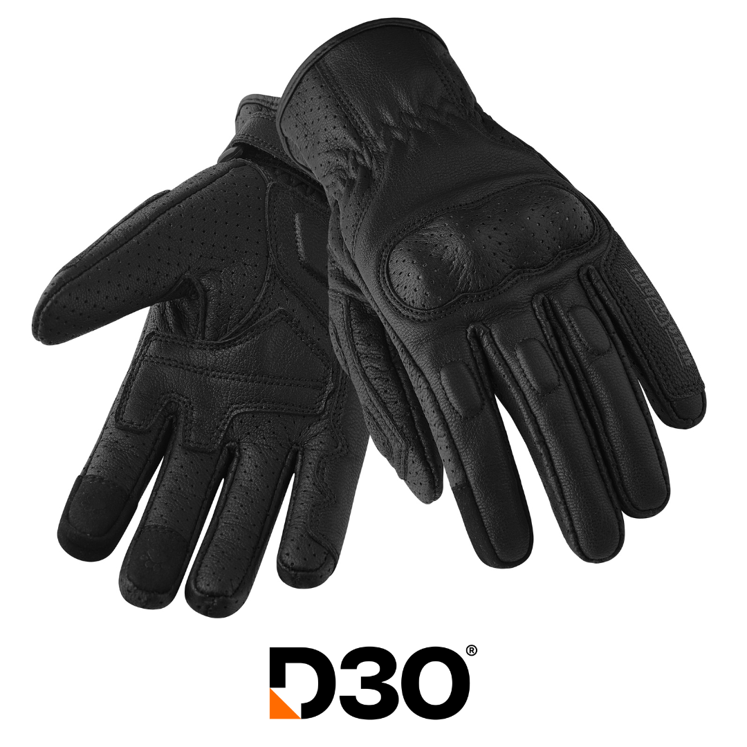 MotoGirl Yoko Women's Motorcycle Gloves in Black available at Veloce Club