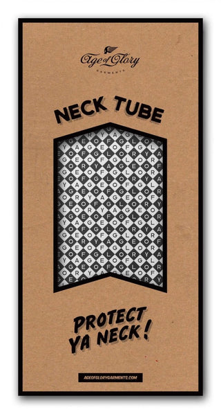 Age of Glory Diamonds Neck tube in Black and White