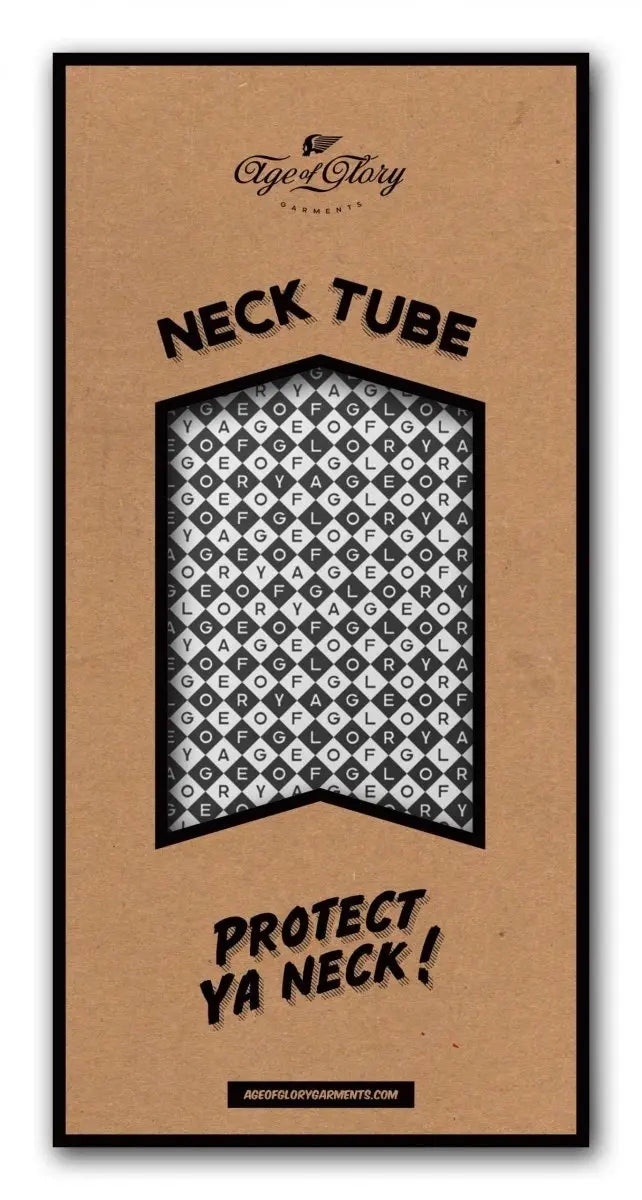 Age of Glory Diamonds Neck tube in Black and White | Veloce Club