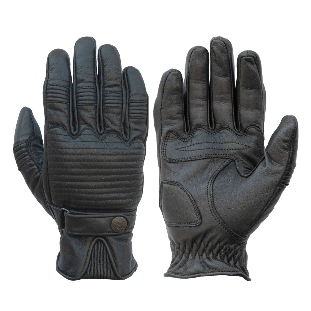 Age of Glory Garage Leather Gloves in Black | Veloce Club