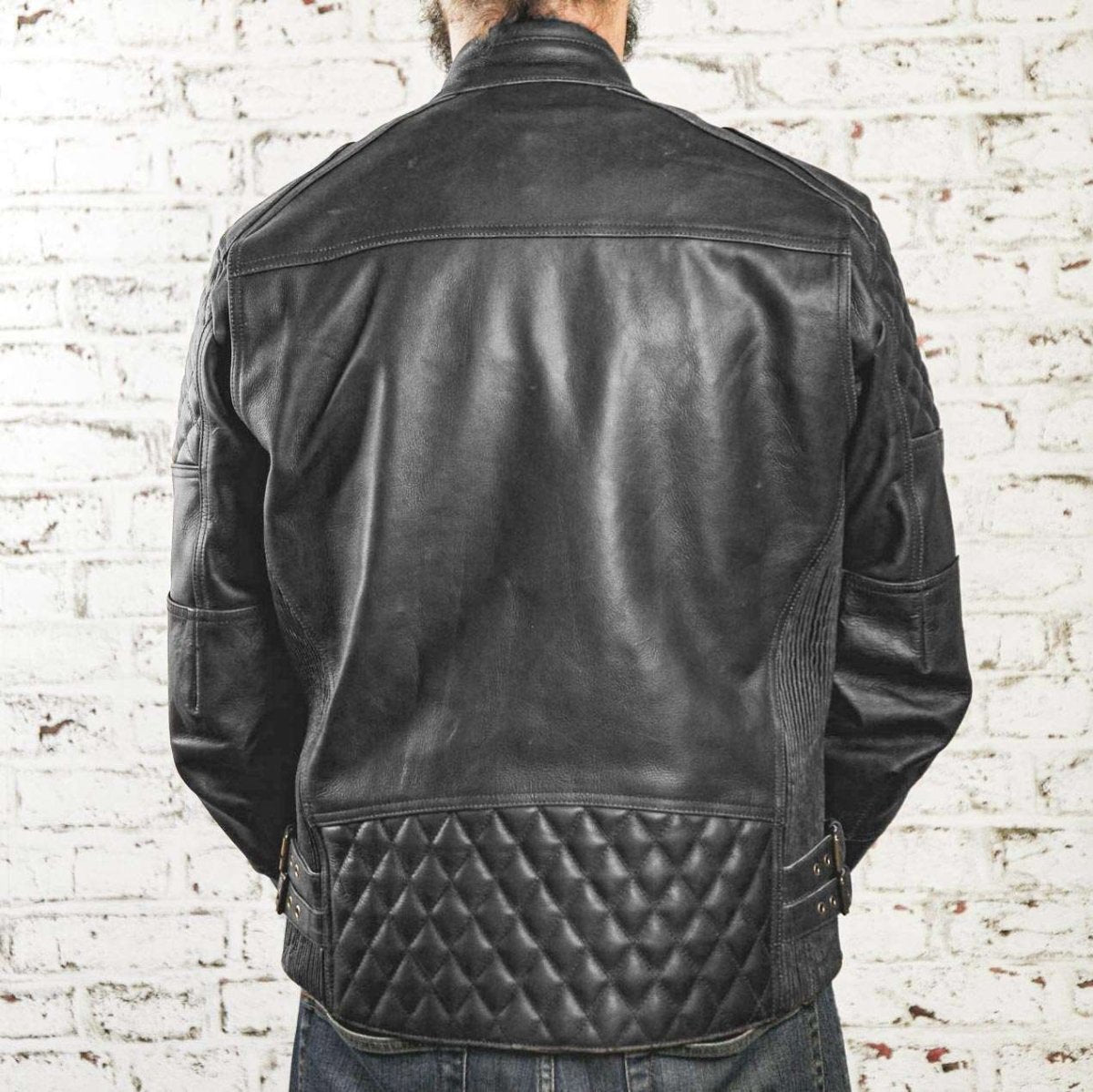 Age of Glory Kingpin Leather Jacket in Black