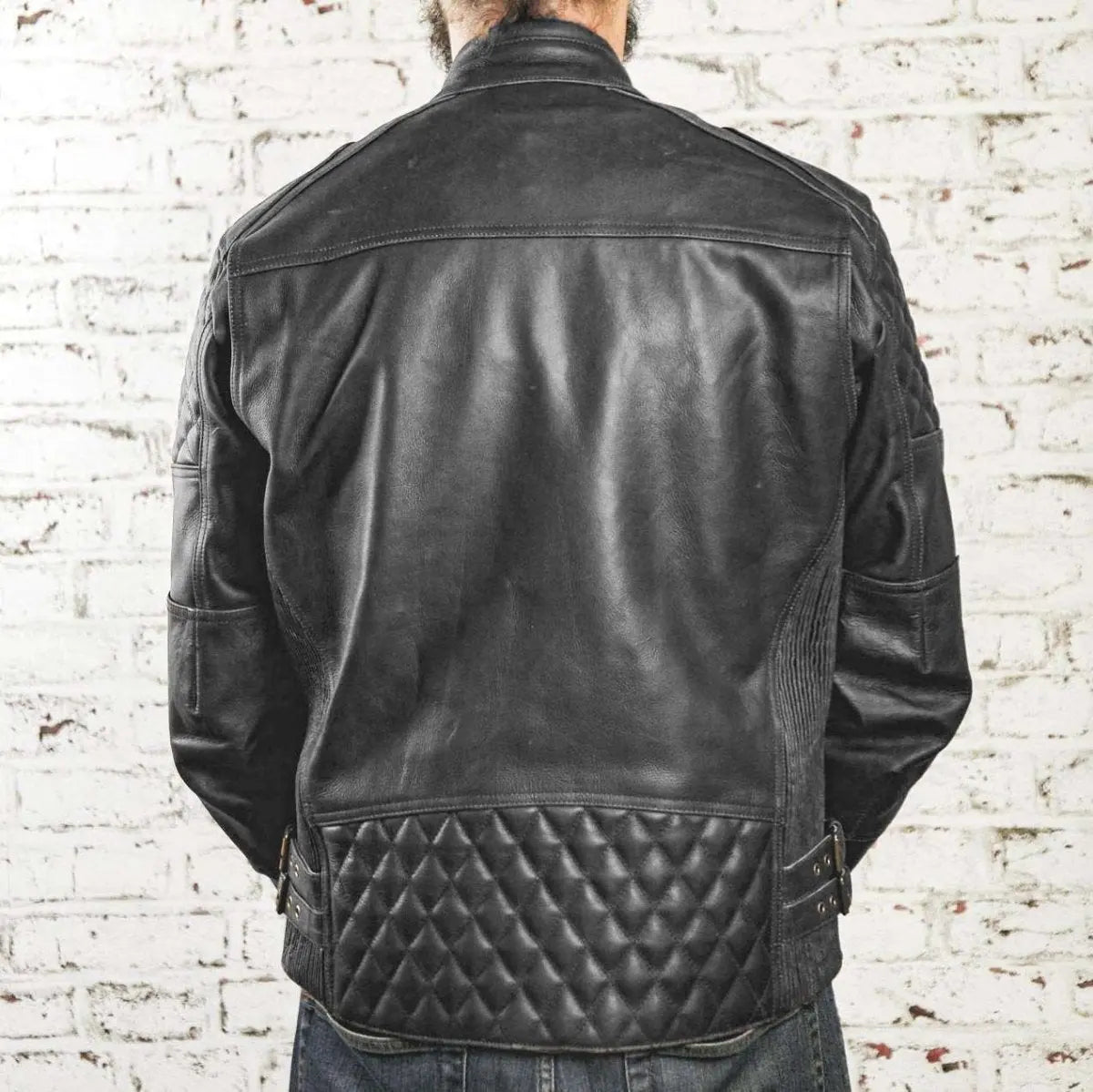 Age of Glory Kingpin Leather Jacket in Black