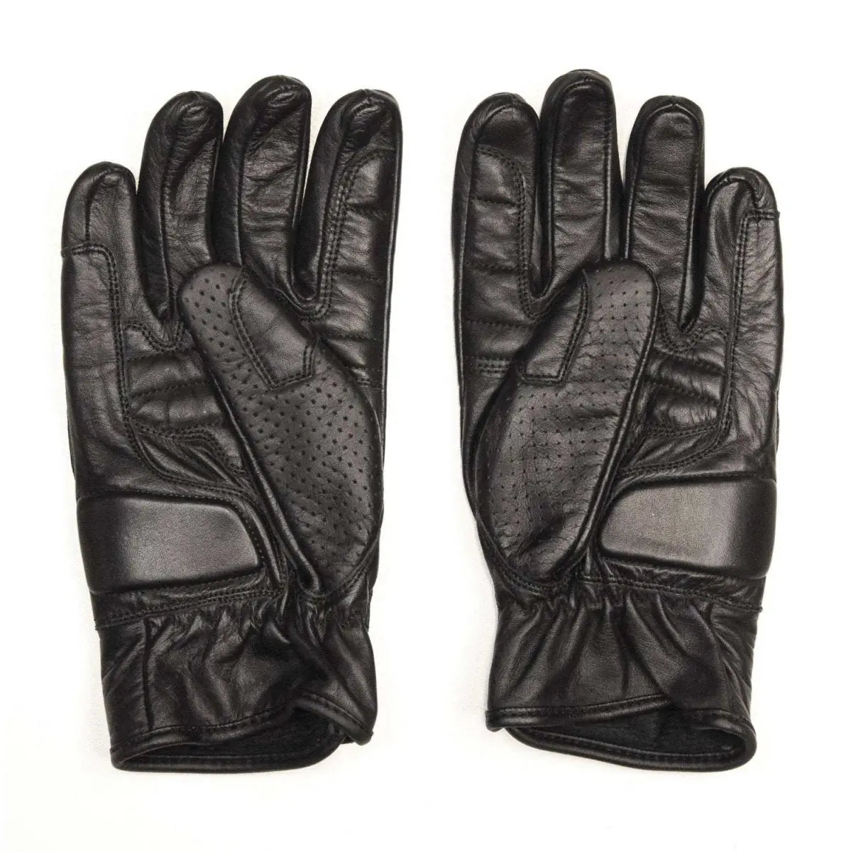 Age of Glory Rover Leather CE Waxed Gloves in Black | Veloce Club