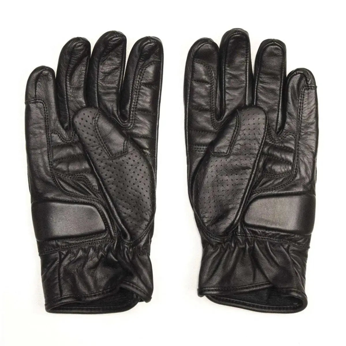 Age of Glory Rover Leather CE Waxed Gloves in Black | Veloce Club