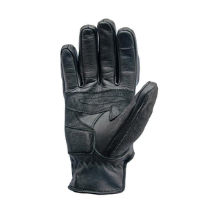 Age of Glory Shifter Gloves Black Leather and Denim