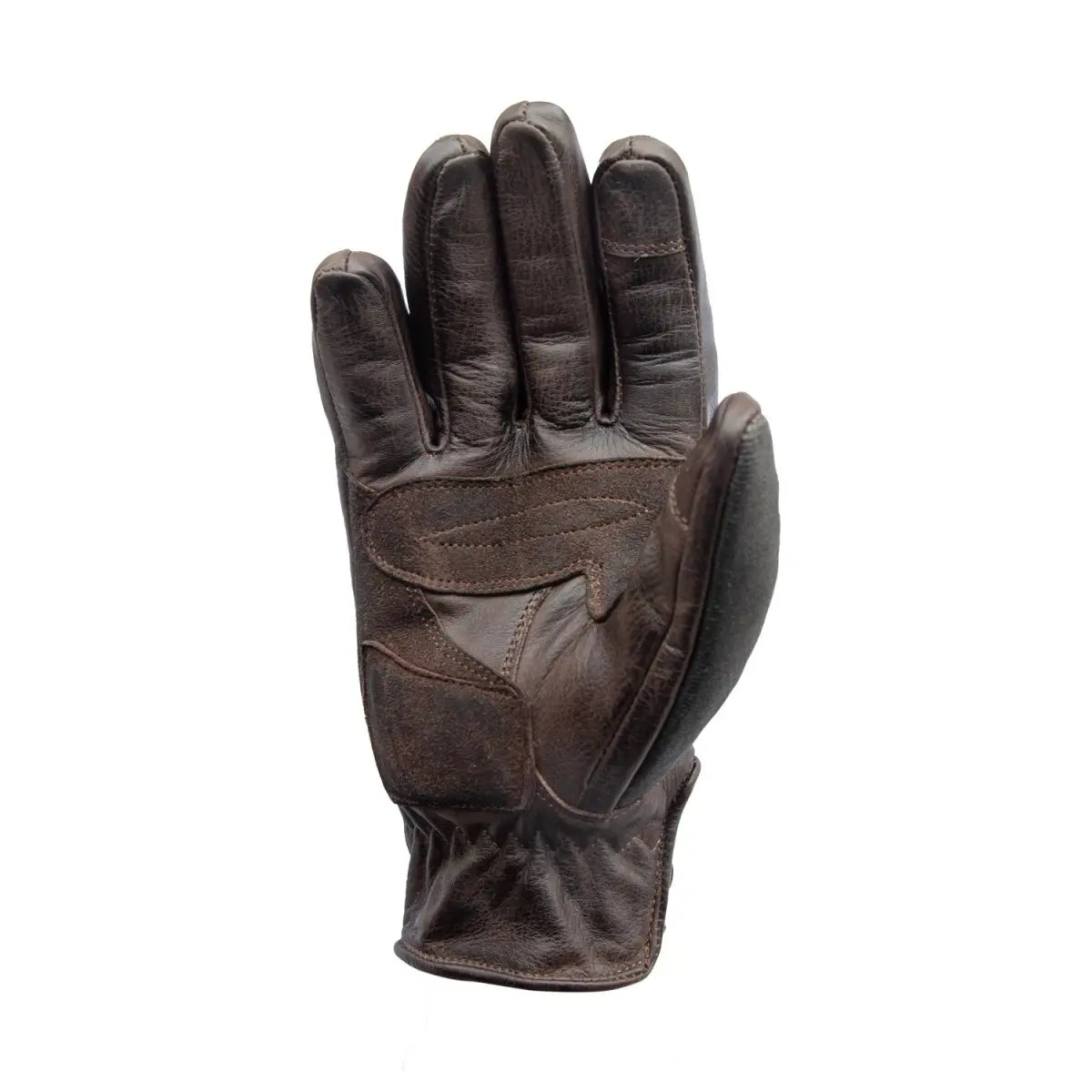Age of Glory Shifter Gloves Brown Leather & Denim | Veloce Club