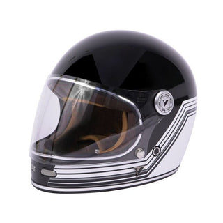 Roadster II Helmet in Line Black and White