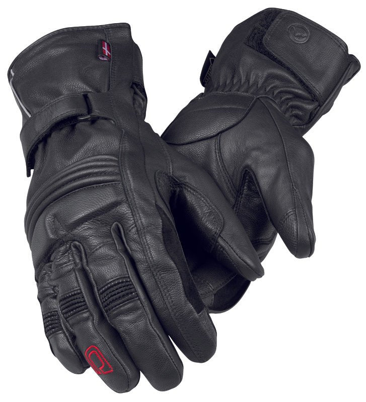 Dane Nibe 4 Motorcycle Gloves in Black