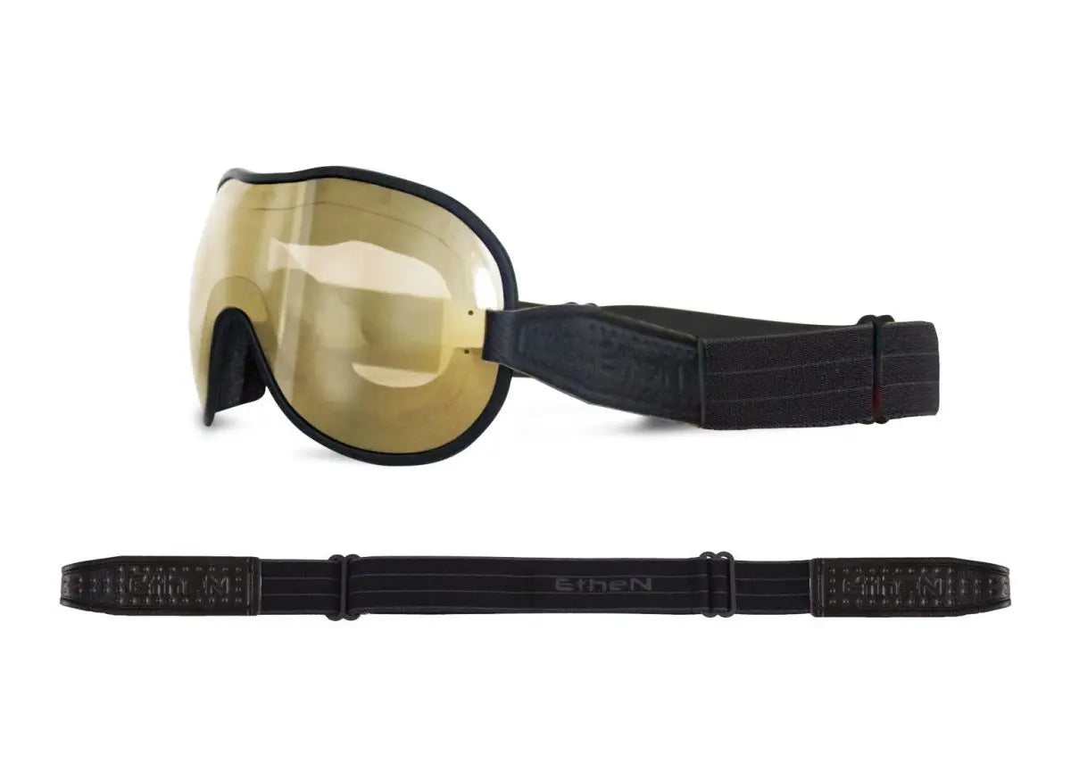 Ethen Cafe Racer Goggles - Black