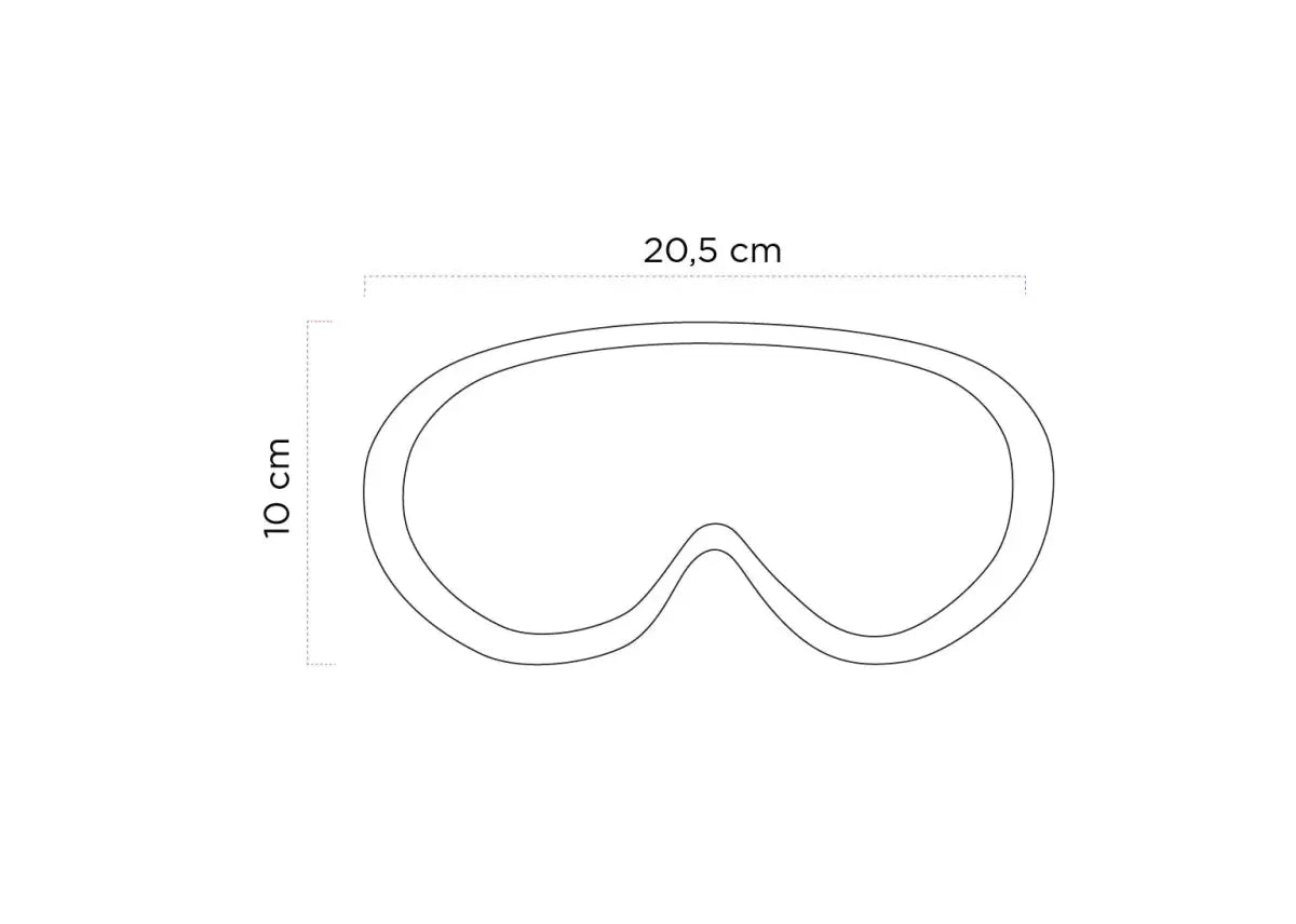 Ethen Scrambler Goggles - Black / Grey chequered