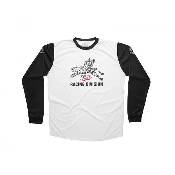 Fuel Racing Division Jersey in White / Black
