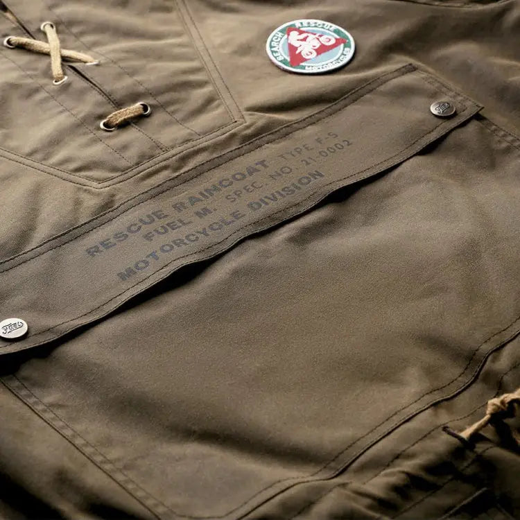 Fuel Rescue Raincoat in green