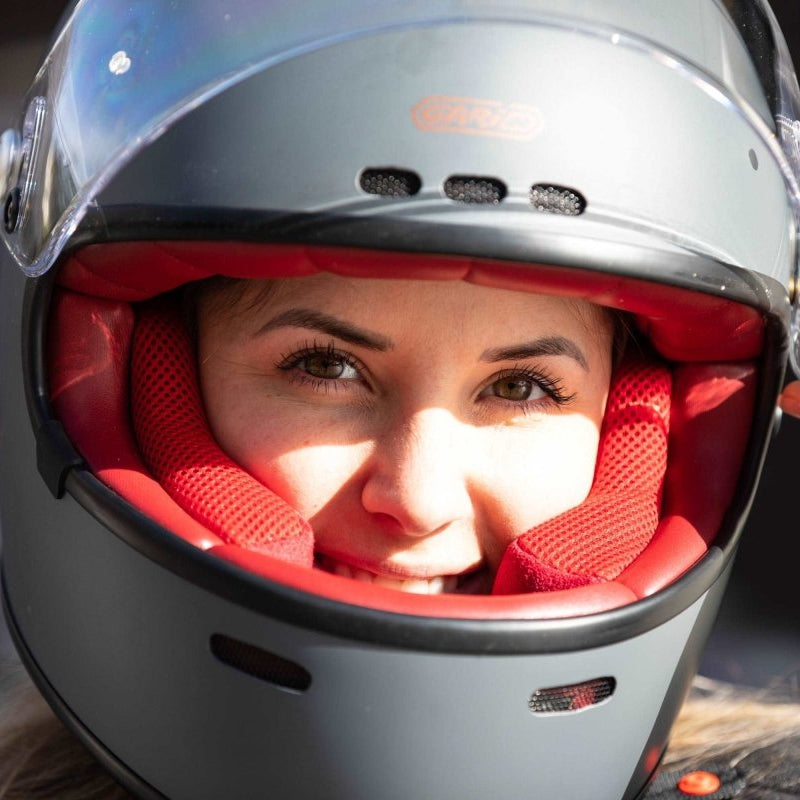 Garibaldi G07X Full Face Helmet in Matt Grey