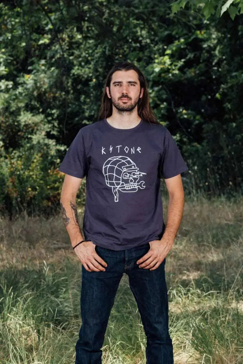 Kytone Outline T-shirt in Blue