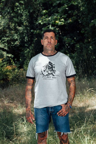 Kytone Race Day T-shirt in Grey