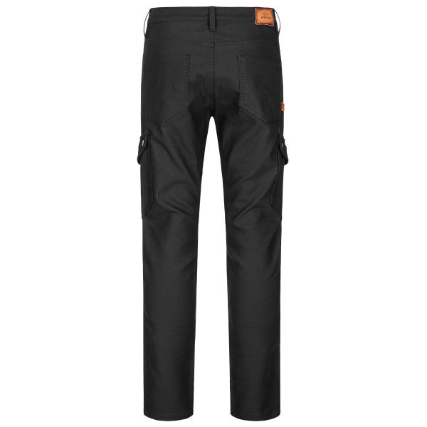 Rokker Black Jack Slim Cargo Pants in Black