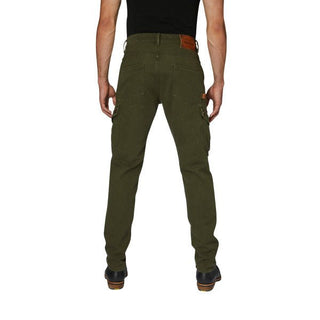 Rokker Cargo Slim Trousers in Olive