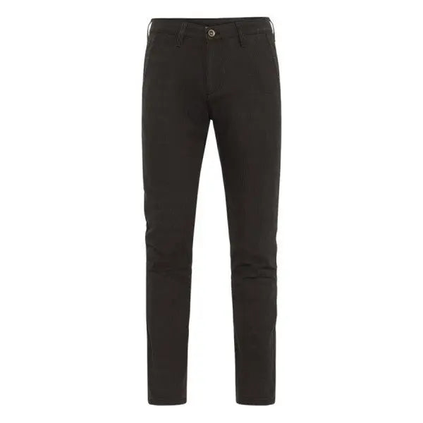 Rokker Chino Tweed Trousers in Dark Grey