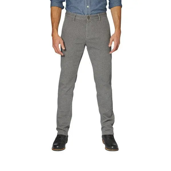Rokker Chino Tweed Trousers in Grey