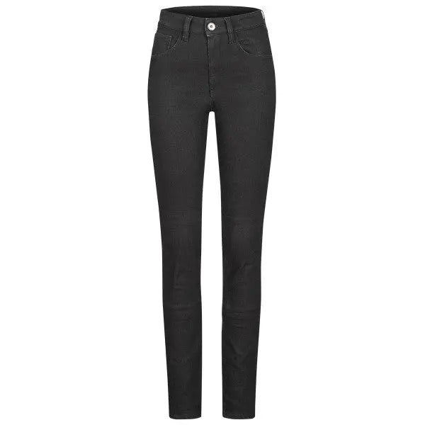 Rokker Rokkertech High Waist Womens Jeans in Black