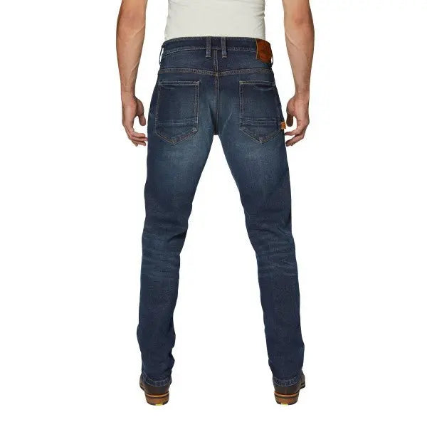 Rokker Rokkertech Tapered Slim Jeans in Dark Blue