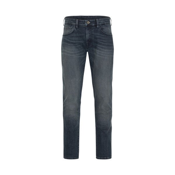 Rokker Rokkertech Tapered Slim Jeans in Mid Blue