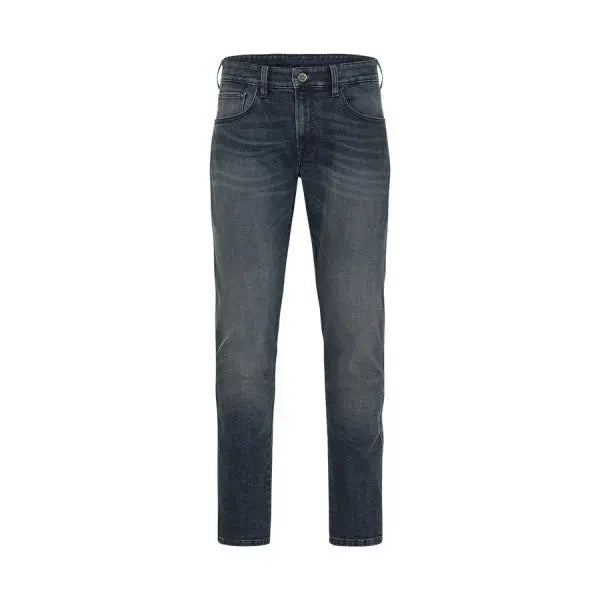 Rokker Rokkertech Tapered Slim Jeans in Mid Blue