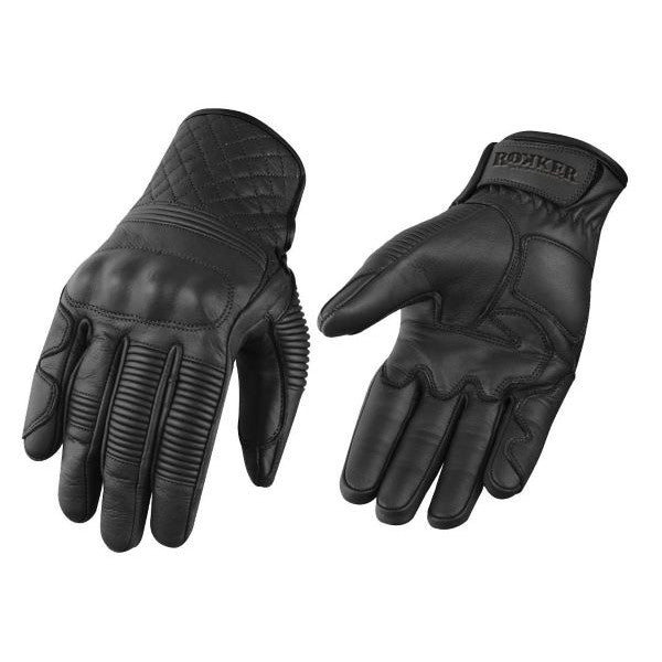 Rokker Tucson Leather Glove in Black