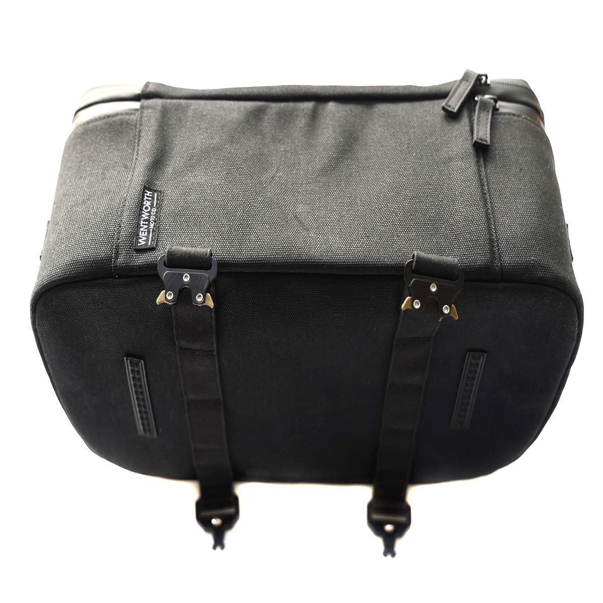 Wentworth Switchback Black Motorcycle Tail Bag / Backpack