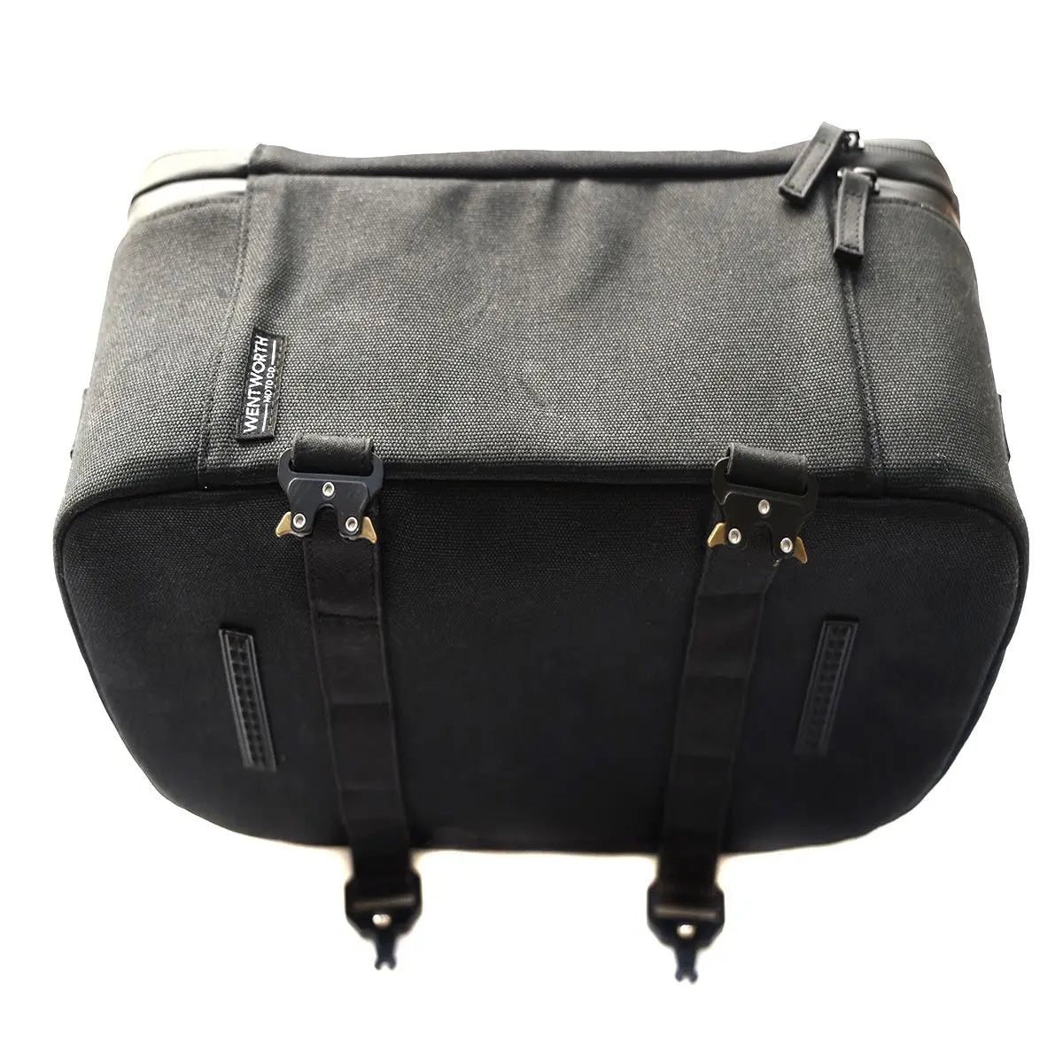 Wentworth Switchback Black Motorcycle Tail Bag / Backpack